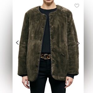 NWT The Kooples Liner Reversible Faux Fur Jacket